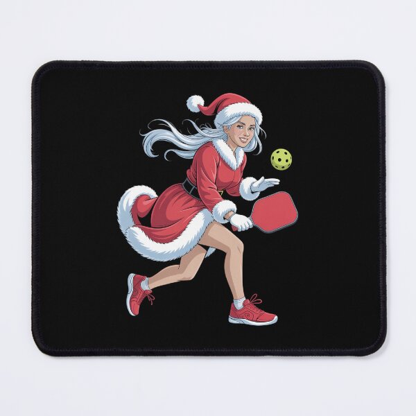 Item preview, Mrs. Claus Pickleball Player for Christmas Santa that Dinks designed and sold by PunkNation-Arts.