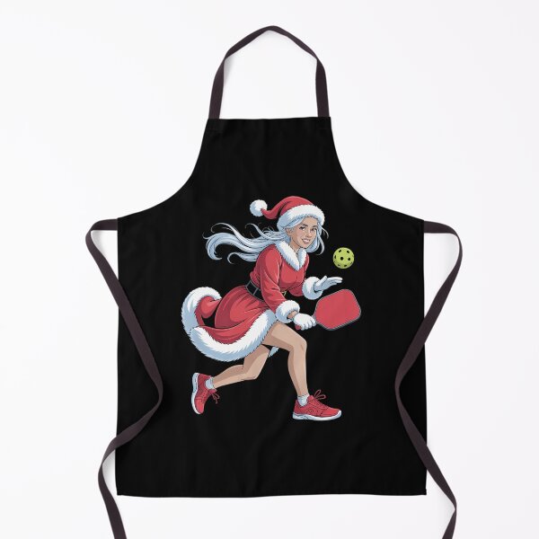 Item preview, Mrs. Claus Pickleball Player for Christmas Santa that Dinks designed and sold by PunkNation-Arts.