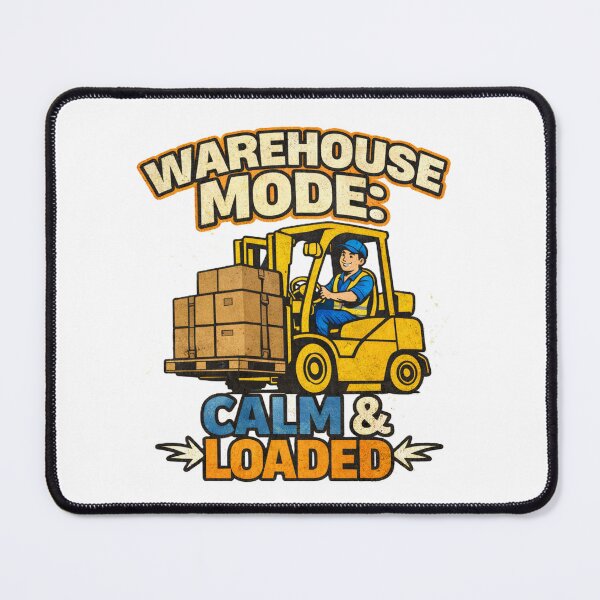 Item preview, Forklift Driver Warehouse Mode Calm Loaded Retro designed and sold by RetroNibylander.