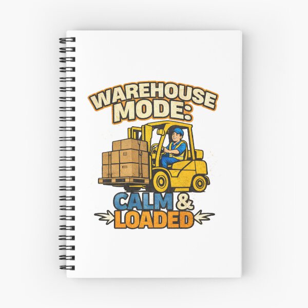 Item preview, Forklift Driver Warehouse Mode Calm Loaded Retro designed and sold by RetroNibylander.