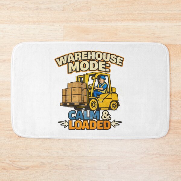 Item preview, Forklift Driver Warehouse Mode Calm Loaded Retro designed and sold by RetroNibylander.