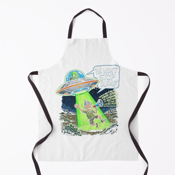 Item preview, He Won't Stop Talking - Funny UFO Abduction Return designed and sold by Pixels By D.