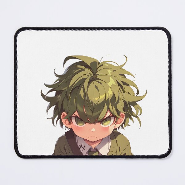 Item preview, Rantaro Amami Danganronpa Chibi Angry Green Hair Mystery designed and sold by 108Recordings.