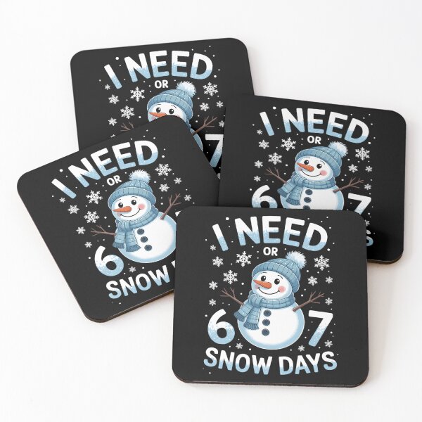 Item preview, I Need 6 7 Snow Days Snowy Day Teacher and School  designed and sold by PunkNation-Arts.