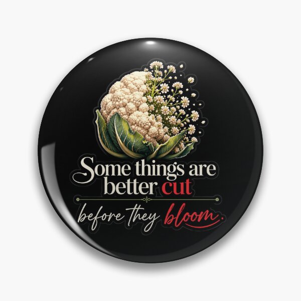 Item preview, Some Things Are Better Cut Before They Bloom – Deep Quote Aesthetic Sticker Design designed and sold by Meiguilin.