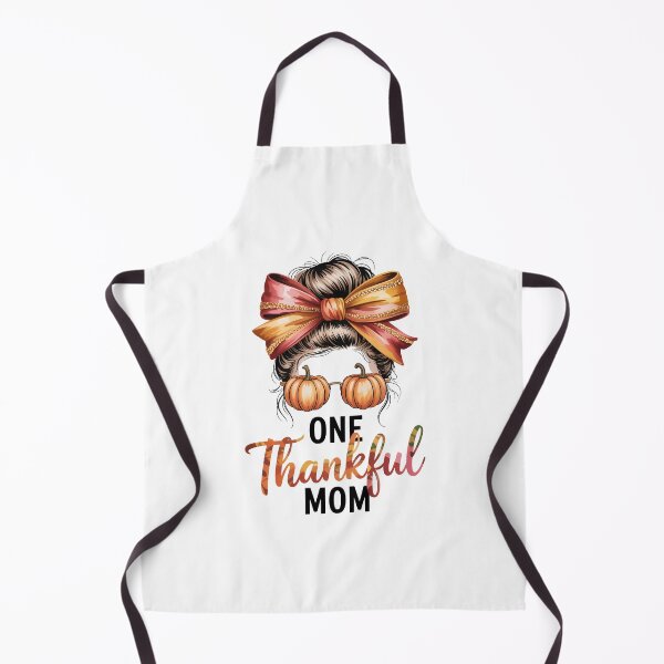 Artikelvorschau, Eine dankbare Mama, Thanksgiving, Messy Bun, Herbst, Weihnachten entworfen und verkauft von Moon-Ape.