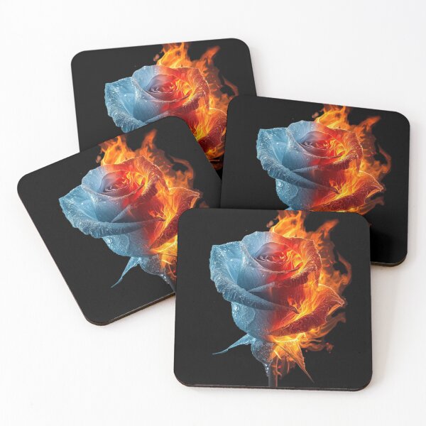 Item preview, Ice & Fire Rose – Enchanted Dual Element Flower designed and sold by Meiguilin.