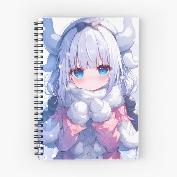 Item preview, Kanna Kamui Miss Kobayashi Dragon Maid Cute Winter Chibi designed and sold by 108Recordings.