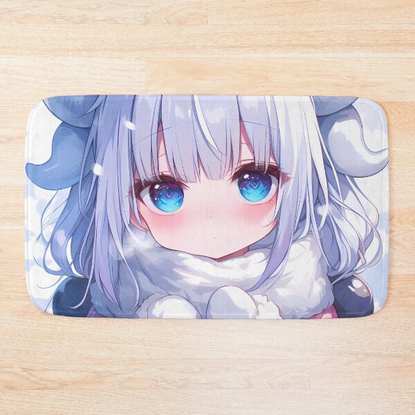Item preview, Kanna Kamui Miss Kobayashi Dragon Maid Cute Winter Chibi designed and sold by 108Recordings.