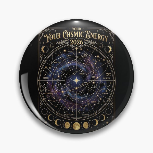 Item preview, Cosmic Energy 2026 Celestial Zodiac designed and sold by FlamaC.
