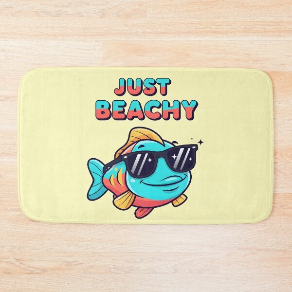 Item preview, Just Beachy – Cool Fish Summer Design designed and sold by Sea Gem.