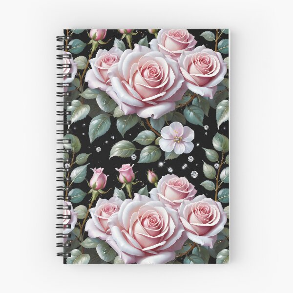 Item preview, Pink Roses with Diamonds Floral Seamless Pattern designed and sold by Leylita Design.