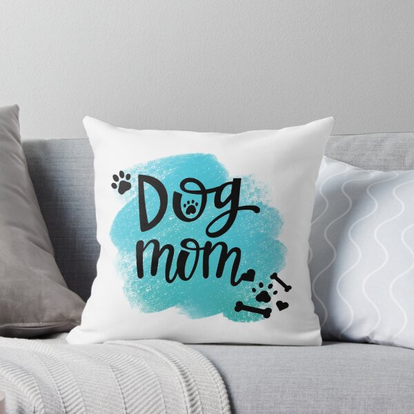 Item preview, Dog Mom with Pawprints & Teal Background designed and sold by jeweleddesigns.