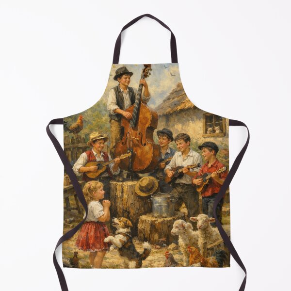Item preview, Village Orchestra: Children Playing Tamburas designed and sold by slikar.