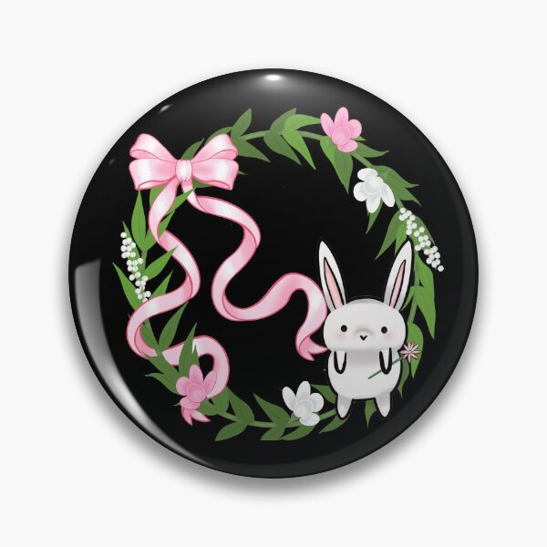 Item preview, Bunny wreath designed and sold by Emendi.