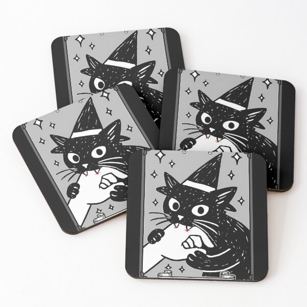Item preview, Death Tarot Card Cat Kitten Funny Design designed and sold by AlviaAlcedoArt.