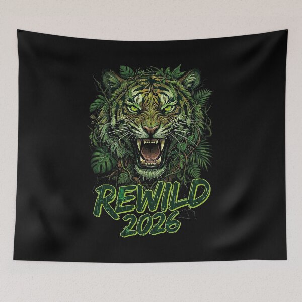 Item preview, Rewild 2026 Eco Warrior Tiger designed and sold by FlamaC.
