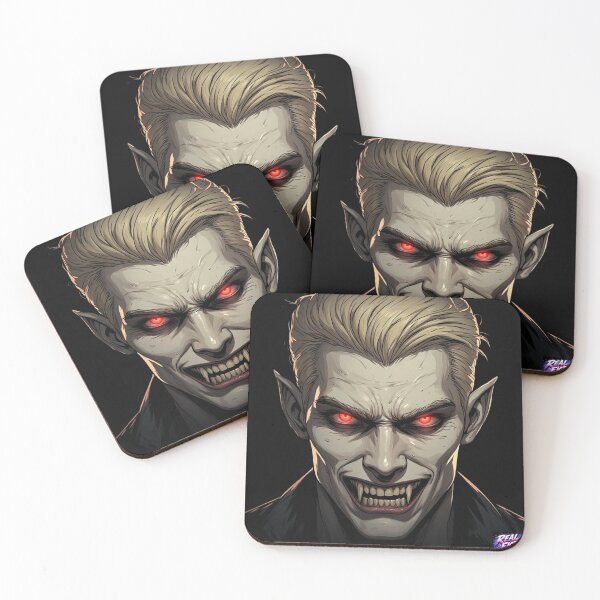 Item preview, Cinematic Vampire Horror Blonde Headshot Portrait v11 designed and sold by Real Fiction.