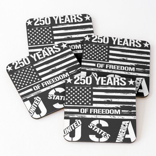 Item preview, 250 Years Of Freedom Usa Patriotic American Independence Day designed and sold by AlviaAlcedoArt.