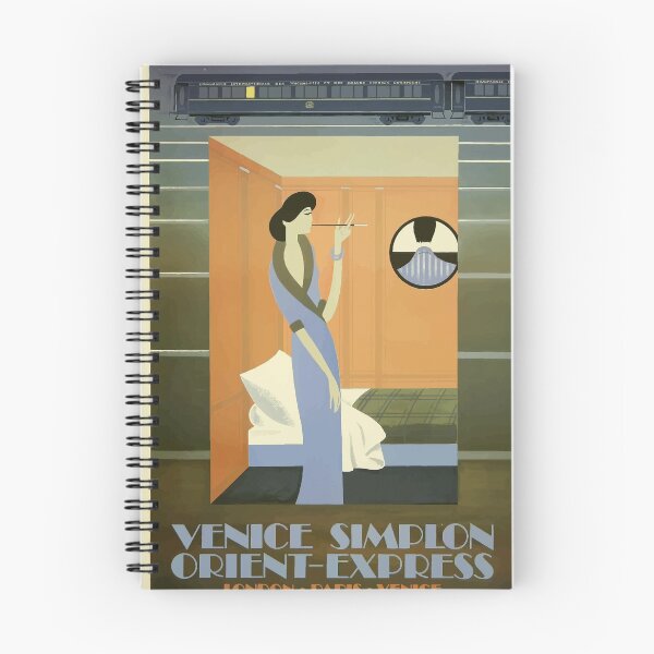 Item preview, Cartel de viaje vintage - Tren Orient-Express - París designed and sold by Christine "Xine" Segalas.