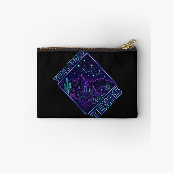 Item preview, Terlingua Texas Neon Desert Night Sky Sticker | Big Bend Ghost Town Cactus Stars Aesthetic designed and sold by SimplyJasper.