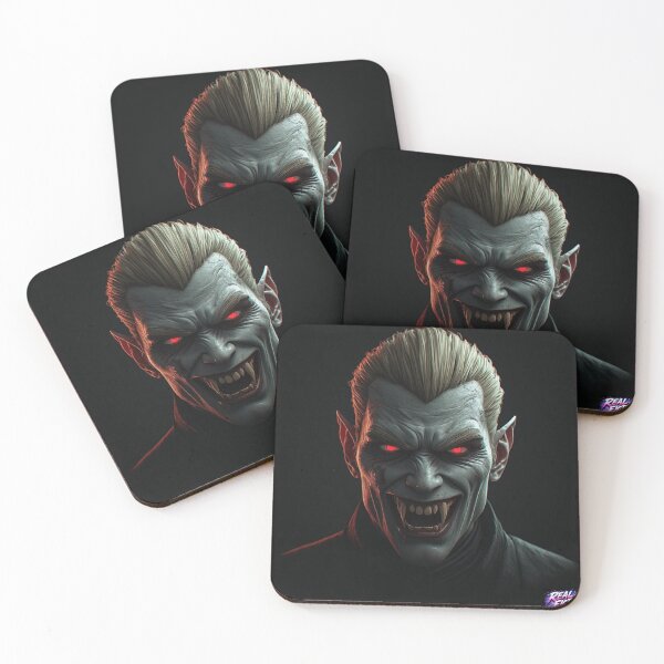 Item preview, Cinematic Vampire Horror Blonde Headshot Portrait v12 designed and sold by Real Fiction.