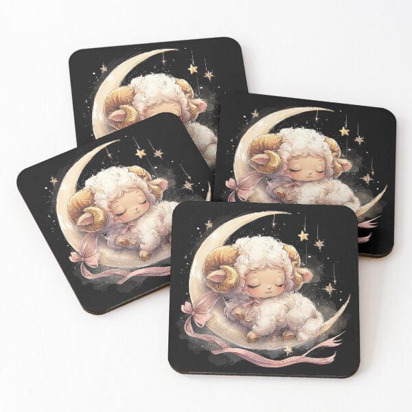 Item preview, Cute Chibi Aries Zodiac Constellation Sticker designed and sold by RexZa25.