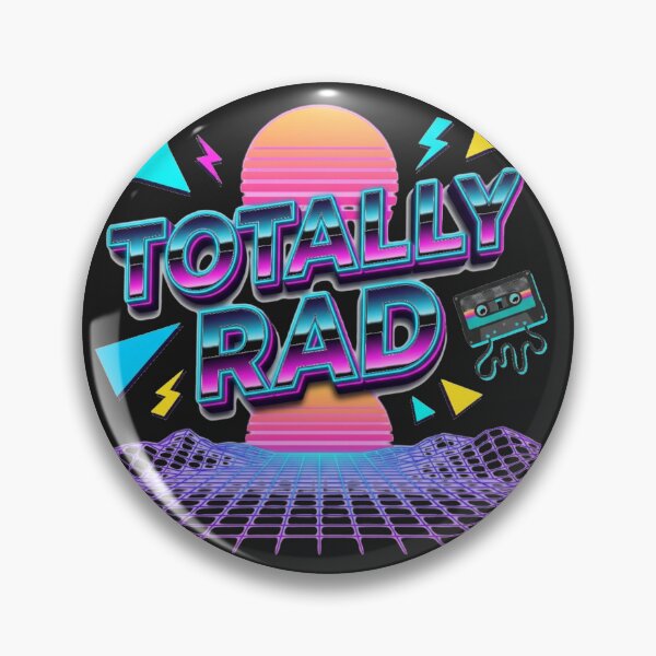 Item preview, Totally Rad Retro 80s T-Shirt Neon Synthwave Graphic Tee designed and sold by Chaotic-Treasures.