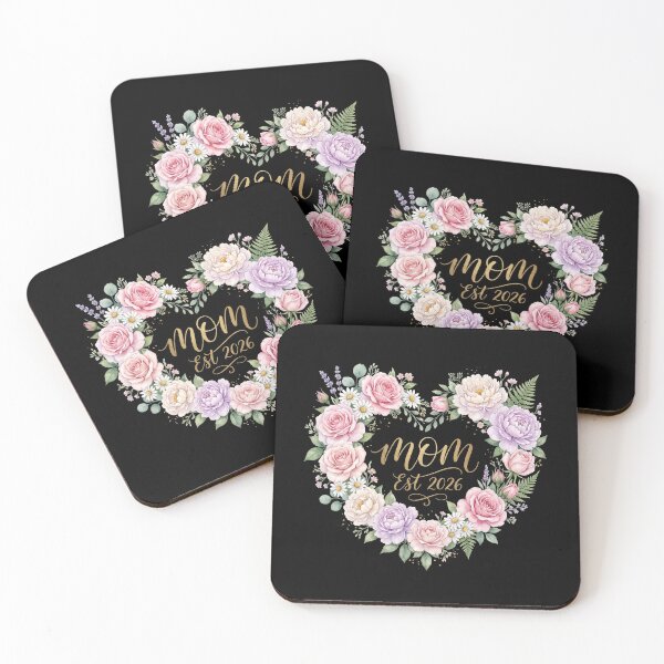 Item preview, Mom Est 2026 Birth Flower Heart designed and sold by FlamaC.