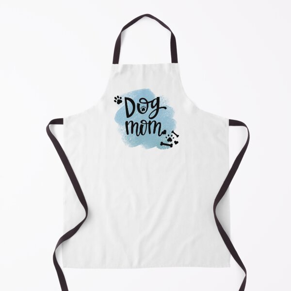 Item preview, Dog Mom with Pawprints & Blue-gray Background designed and sold by JeweledDesigns.