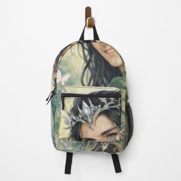 Item preview, Mystic Woodland Fairy Prince Watercolor Portrait designed and sold by Oonward2021.