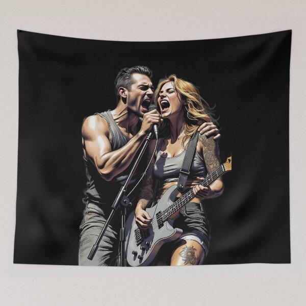 Item preview, Rock Duo Passion and Guitar designed and sold by UrbanPrts.