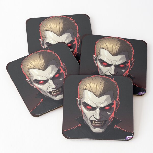 Item preview, Cinematic Vampire Horror Blonde Headshot Portrait v14 designed and sold by Real Fiction.