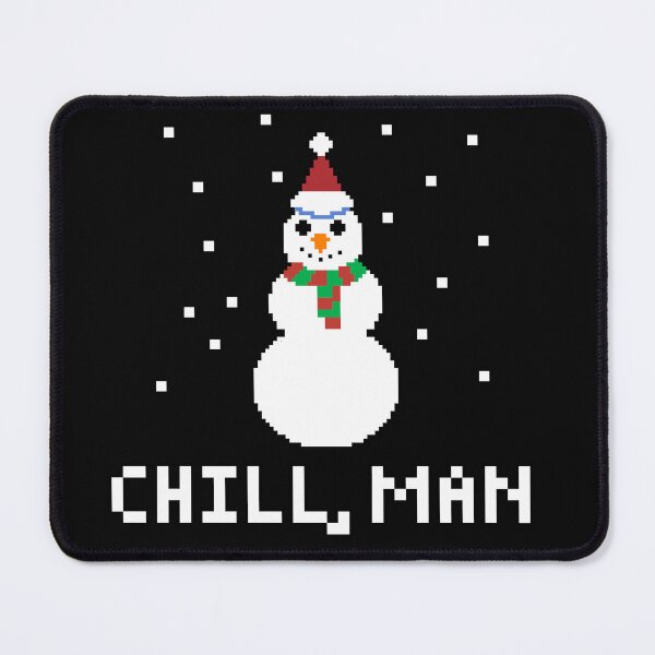 Item preview, Chill, Man Funny Christmas Snowman Design designed and sold by Jaudaux Designs.