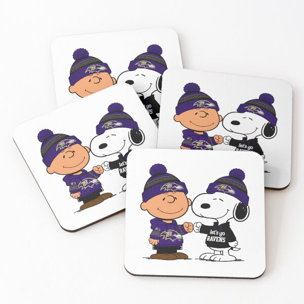 Item preview, Charlie Brown And Snoopy Nfl Baltimore Ravens Football designed and sold by JonathalIngham.