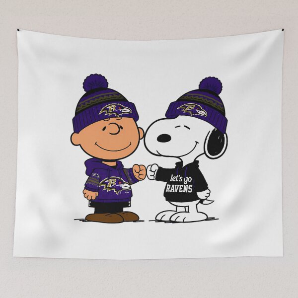Item preview, Charlie Brown y Snoopy NFL Baltimore Ravens Fútbol Americano designed and sold by JonathalIngham.