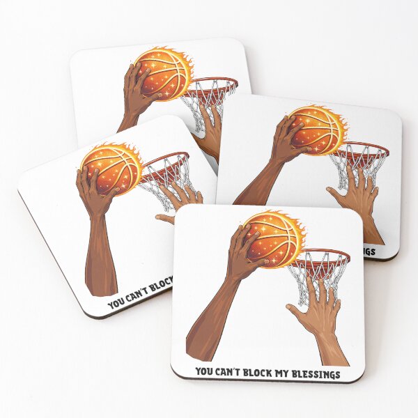 Item preview, Men's Basketball "You Can't Block My Blessings"  designed and sold by ActOnyx Designs.