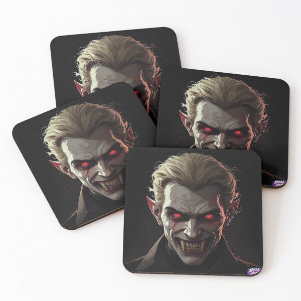 Item preview, Cinematic Vampire Horror Blonde Headshot Portrait v16 designed and sold by Real Fiction.