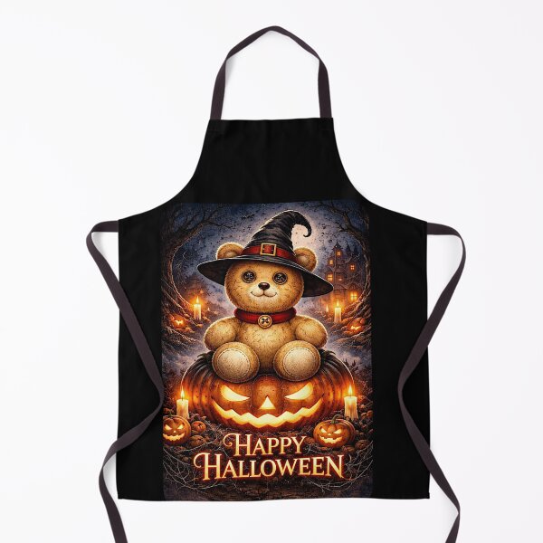 Item preview, Scary teddy bear Halloween night (Halloween) designed and sold by NubesDesignCH.