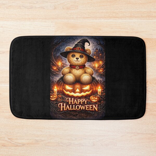 Item preview, Scary teddy bear Halloween night (Halloween) designed and sold by NubesDesignCH.