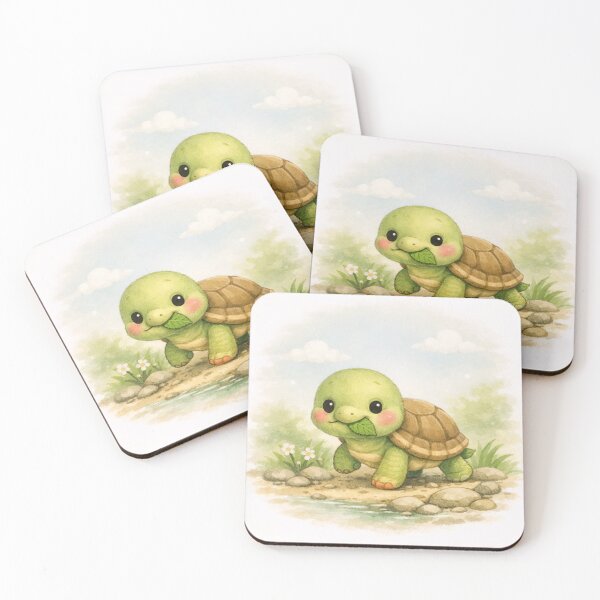 Item preview, Turtle – Soft Minimalist Animal Illustration designed and sold by NytasCraftHub.