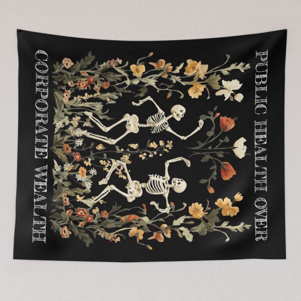 Item preview, Public Health Over Corporate Wealth Anti Billionaire designed and sold by PatriciaIHensle.