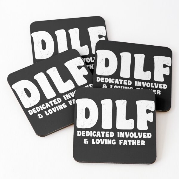 Item preview, DILF Dedicated Involved Loving Father Funny Dad Humor  designed and sold by Dujosufot.