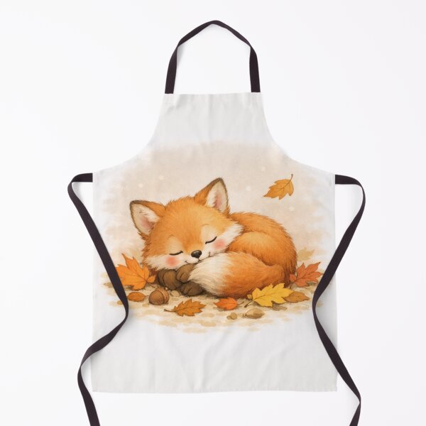 Item preview, Sleepy Fox – Soft Minimalist Woodland Illustration designed and sold by NytasCraftHub.