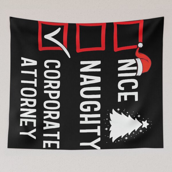 Item preview, Nice Naughty Christmas Corporate Attorney Holiday Costume designed and sold by PatriciaIHensle.