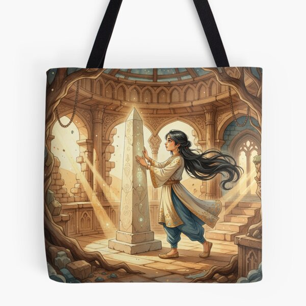 Item preview, Ankhi and the Whispering Obelisk designed and sold by Dream Bloom Gallery.