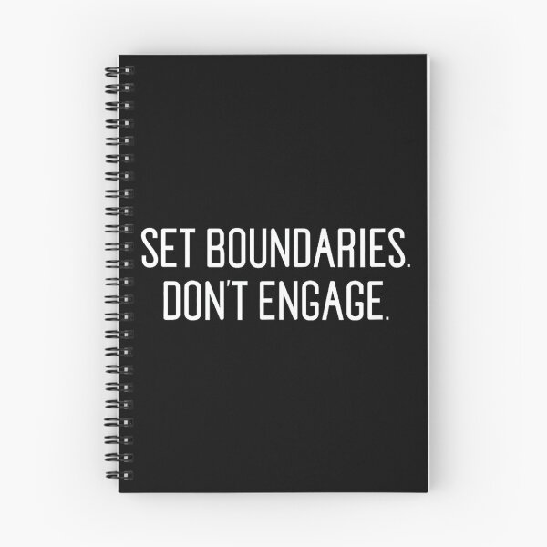 Item preview, SET BOUNDARIES. DON'T ENGAGE Tee Shirt healthy boundaries designed and sold by PatriciaIHensle.