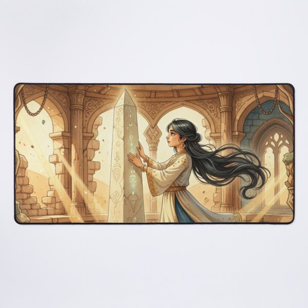 Item preview, Ankhi and the Whispering Obelisk designed and sold by Dream Bloom Gallery.