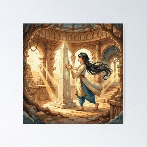 Item preview, Ankhi and the Whispering Obelisk designed and sold by Oonward2021.