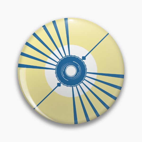 Item preview, The Radiance - Yellow and Blue Geometric Sunburst designed and sold by artdocaj.